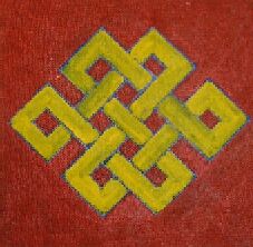 Der Knoten des Unendlichen, eines der 8 Buddhistischen Gl�cks-Symbole. Danke f�r das Interesse.