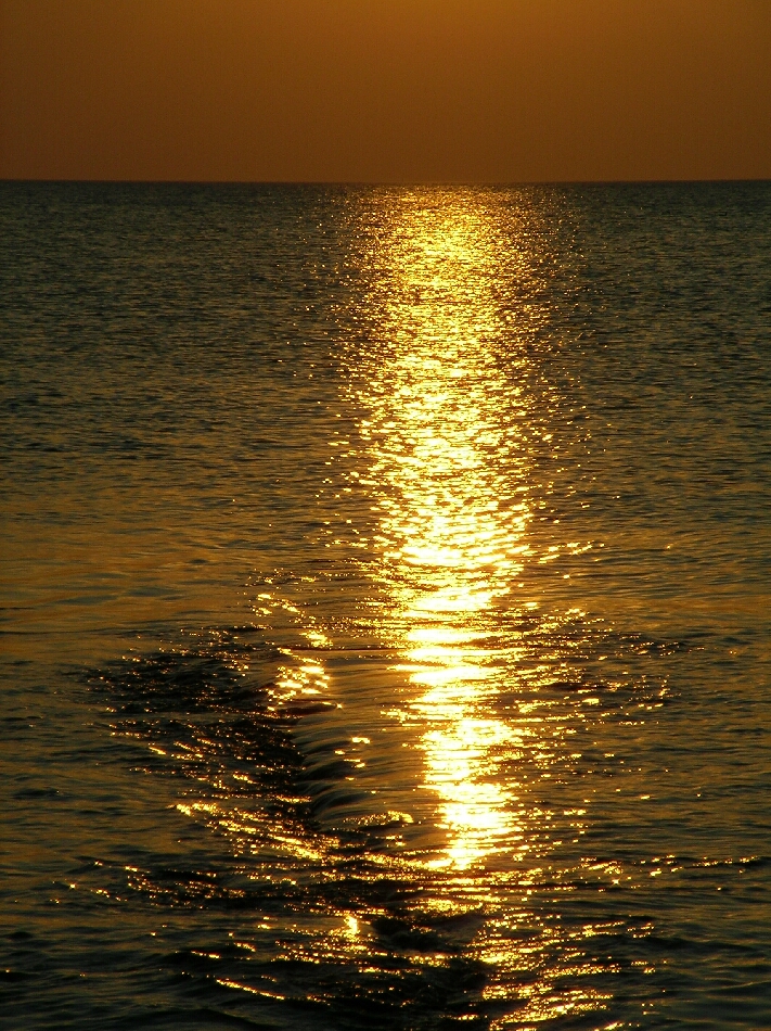 relax Your mind, tao heißt, einem Weg folgen. aus unserem Bilderbuch, ... Sonnenuntergang am Meer ...