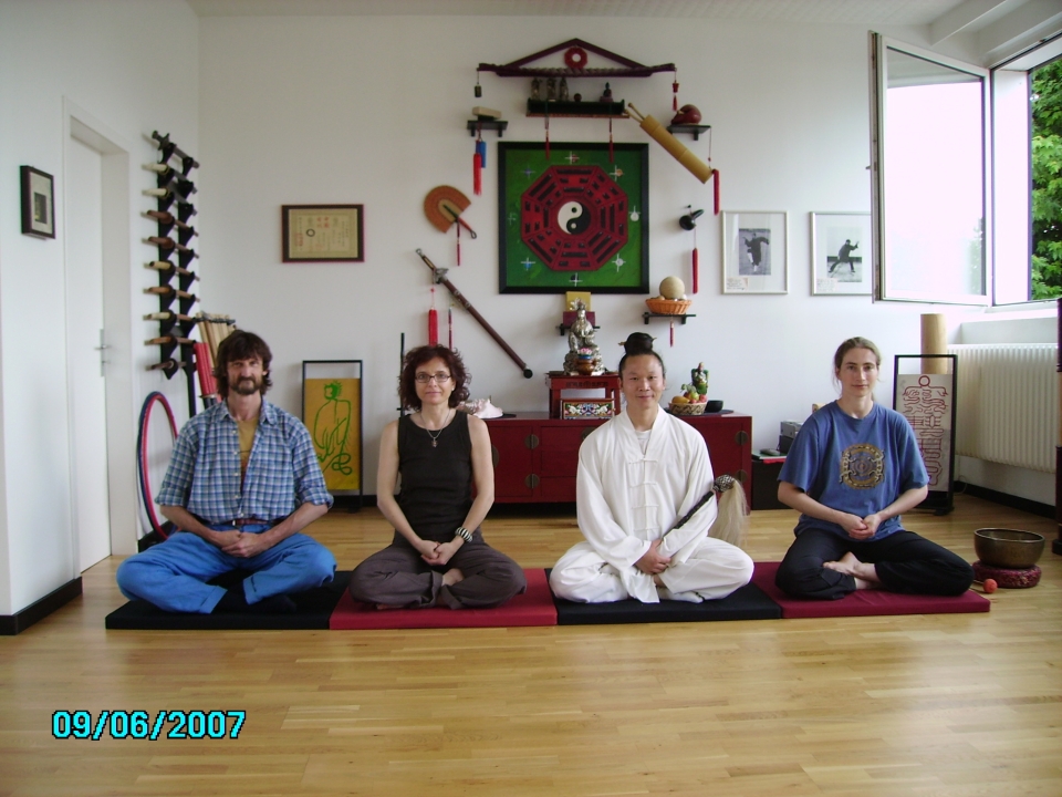 Heike und Horst vom Tao-Chi Dojo Duisburg mit Meister Yuan und Birgit Mittag