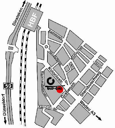 Der Weg zum Tao-Chi Dojo Duisburg