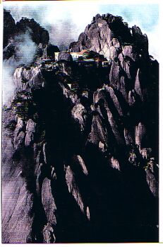China, die Hua-Shan-berge: Ursprungsort von Kampfkünsten und Weisheitslehren der daoistischen Schule. Besuchen Sie unser Archiv der Symbole
