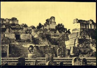 Yucatan - Maya-Tempel-Anlage. 