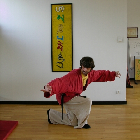 - "Schlange und Adler" - im Pa-Kua Chang der Shaolin-Schule, Bilder aus dem ersten Übungs-Set.