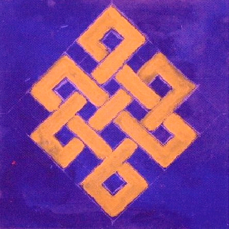 Buddha-Knoten-BLUE 450Q