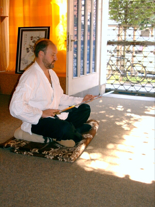 Schwert-Meditation;  Bernd Grätz, 5. Toan,  Meister unserer Shaolin-Archive