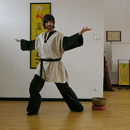 Shaolin Nei-Kung  der Wind bewegt die Lotusbl�tter,  innere �bungen der Shaolin-Schule