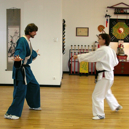 Pockecks, Partnertraining im Shaolin-Kung-Fu (238) 450Q