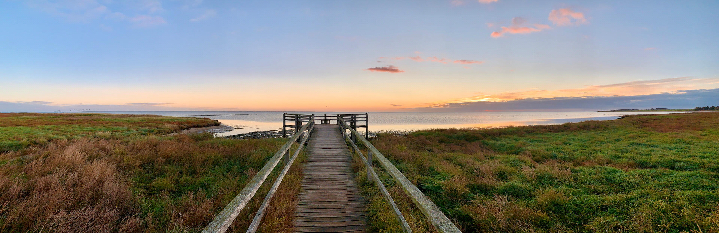 Panorama-2960x960-Amrum 2020, Sunrise at the Jetty (02), Panoramic