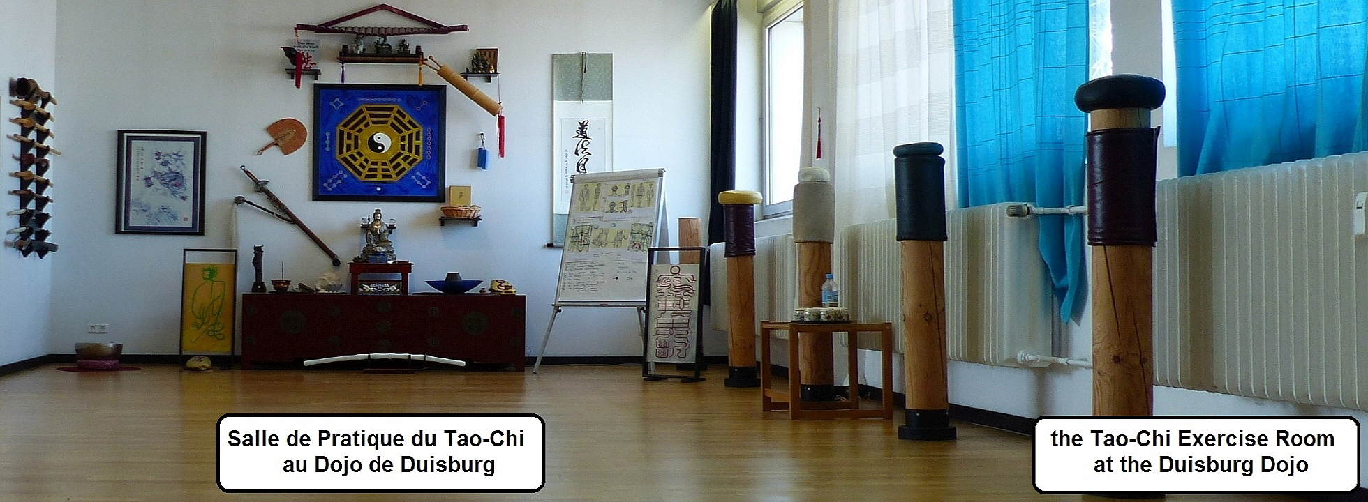 Tao-Chi Duisburg, bungsraum des Dojo 2022-Maerz-21 (1220259) 1960x720R TxT