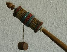 Gebetsmühle. Tibetanische Tradition