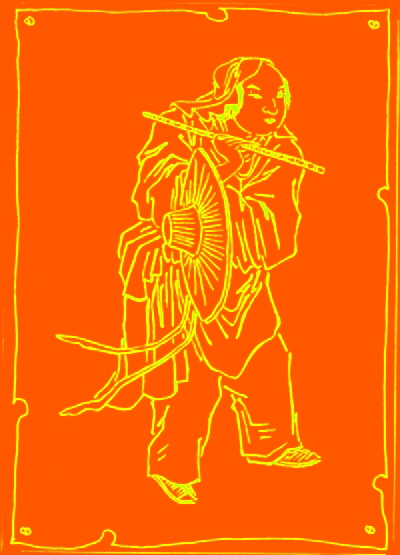 Lü Dong Bing, der Urahn Lü.  Meditations-Meister, Schwertkämpfer und Entdecker des Tai-Chi Ch'uan