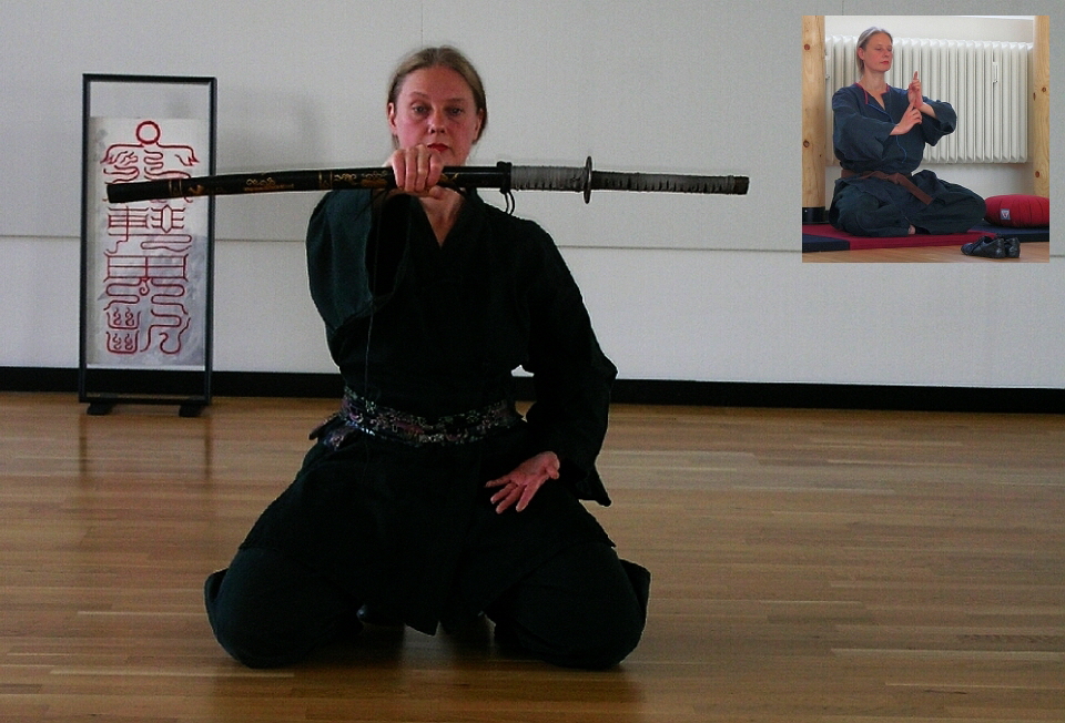 ANJA Middel, Meditation und Schwertkampfkunst, Samurai 960x-plus-Mudra
